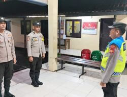 APEL MALAM DAN PATROLI CIPTA KONDISI, POLSEK TALANG UBI PASTIKAN KEAMANAN KAWASAN JALAN LINTAS HINGGA SIMPANG TAIS