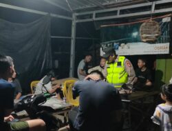 Polsek Penukal Utara Kembali Menggelar Kegiatan Rutin yang Ditingkatkan (KRYD)
