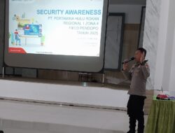 PT Pertamina EP Field Pendopo menggelar kegiatan Sosialisasi Security Awareness