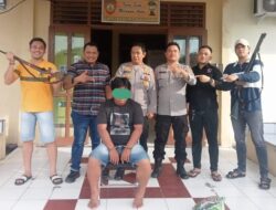 Polsek Penukal Abab Berhasil Ungkap Kasus Tindak Pidana Pengancaman Dengan Senjata Api