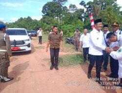 Bupati PALI Asgianto, ST, Melaksanakan Kunjungan Kerja Ke Kecamatan Tanah Abang