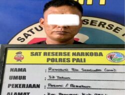 Satresnarkoba Polres PALI Tangkap Pelaku Narkoba