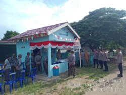 Pos Satkamling Desa Raja Barat Dinilai Tim Polda Sumsel, Kapolres PALI Apresiasi Semangat Warga