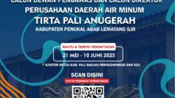 Pemerintah Kabupaten PALI Umumkan  Seleksi Terbuka Direktur Dan Dewan Pengawas PDAM TIRTA PALI ANUGERAH