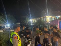 Polsek Penukal Abab Gelar Razia Terpadu KRYD, Puluhan Pengendara Terjaring Teguran