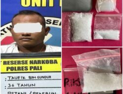Satresnarkoba Polres PALI Bekuk Pengedar Sabu di Simpang Tais, Amankan Barang Bukti Hampir 18 Gram