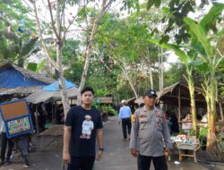 Polsek Penukal Abab Laksanakan PAM dan Himbauan Kamtibmas di Objek Wisata Paye Biru, Pengunjung Capai 300 Orang