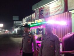 Polsek Tanah Abang Menggelar Kegiatan Apel Malam  Dilanjutkan Patroli Rutin