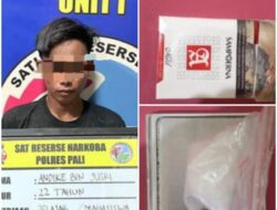 Satres Narkoba Polres PALI Gagalkan Peredaran Sabu Seberat 9,76 Gram