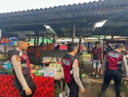 Patroli Perintis Presisi Sat Samapta Polres PALI Sasar Kalangan Simpang Raja, Tegaskan Kehadiran Polisi Jaga Keamanan Masyaraka
