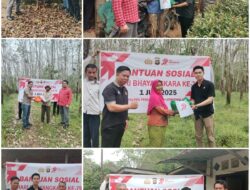 Dalam Rangka HUT Bhayangkara ke-79, 50 Lansia Dan Masyarakat Yang Berhak Menima Paket Bansos Dari Satreskrim Polres PALI