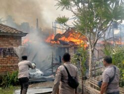 Korsleting Listrik Diduga Jadi Penyebab Kebakaran Hebat di Desa Babat, Kerugian Capai Rp250 Juta
