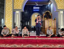 Bangun Mental dan Spiritualitas Personel, Polres PALI Gelar Binrohtal Rutin di Masjid Asa’idiyah