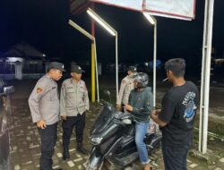 Polsek Talang Ubi Gencarkan KRYD,Wujudkan Malam yang Aman dan Kondusif di PALI