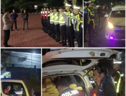 POLRES PALI GELAR RAZIA TERPADU,CIPTAKAN RASA AMAN DAN DISIPLINKAN PENGENDARA
