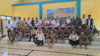 Perkuat Ketertiban dan Perlindungan Masyarakat, Polsek Penukal Utara Hadiri Sosialisasi Perda No.1 Tahun 2025