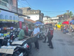 Patroli Perintis Presisi Sat Samapta Polres PALI Sasar Pasar Induk, Antisipasi Premanisme dan Gangguan Kamtibmas