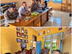 Polsek Penukal Utara Tanamkan Kesadaran Hukum pada Pelajar Baru SMA Negeri 1 melalui MPLS