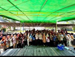 POLSEK TALANG UBI BERIKAN PENYULUHAN BAHAYA NARKOBA KEPADA SISWA BARU SMPN 4 KARTA DEWA