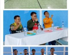 Ketua PBSI Kabupaten PALI Muhammad Rizal S.Pd Buka Turnamen Badminton se-Kecamatan Tanah Abang