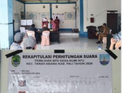 Elmiana Raih Suara Terbanyak, Terpilih sebagai Anggota BPD PAW Desa Bumi Ayu