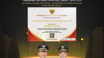 PALI Raih Predikat “Sangat Baik” dari Kementerian Investasi, Bukti Nyata Pelayanan Perizinan Makin Profesional