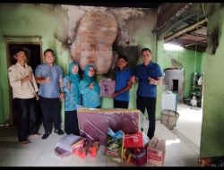 Pemkab PALI Gerak Cepat Salurkan Bantuan Korban Kebakaran di Desa Suka Damai