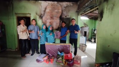 Pemkab PALI Gerak Cepat Salurkan Bantuan Korban Kebakaran di Desa Suka Damai