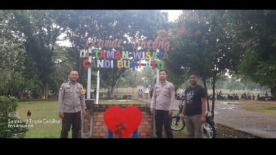 Jaga Kamtibmas Saat Libur Lebaran, Polsek Tanah Abang Laksanakan Monitoring di Candi Bumi Ayu