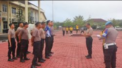 Dipimpin Kapolres AKBP Yunar Sirait, Personel Polres PALI Laksanakan Aksi Bersih Lingkungan