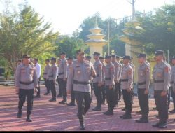Kapolres PALI Tekankan Deteksi Dini dalam Apel Sabuk Kamtibmas