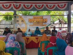 Polsek Penukal Amankan Kegiatan Gerakan Pangan Murah di Desa Betung Selatan