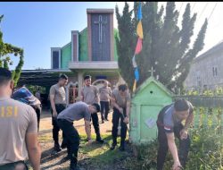 Polres PALI Hadirkan Kegiatan Sosial Belida Asri di Kecamatan Talang Ubi