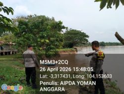 Curah Hujan Meningkat, Polsek Tanah Abang Siaga Pantau Potensi Banjir