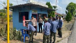 Satbinmas Polres PALI Lakukan Penilaian Pos Satkamling Sekaligus Edukasi Keamanan Lingkungan