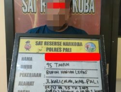 Berawal dari Informasi Warga, Polisi Ringkus Terduga Pengedar Sabu di PALI