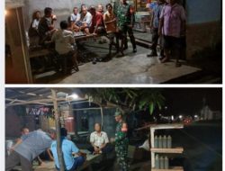 Antisipasi Gangguan Kamtibmas, Babinsa Tanah Abang Aktif Patroli Malam Bersama Warga