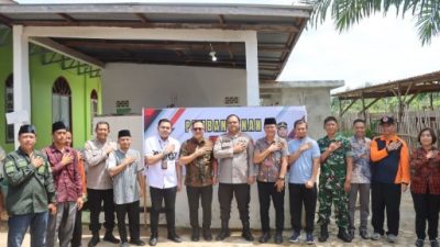 Kapolres PALI Hadiri Peresmian Sumur Bor untuk Warga di Talang Ubi