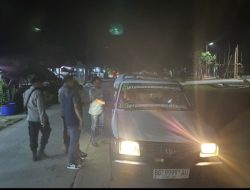 Polsek Penukal Beri Teguran Pengendara dan Imbau Pemuda Hindari Tawuran