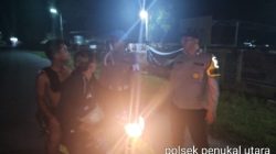 Situasi Kondusif, Polsek Penukal Utara Tingkatkan Patroli KRYD di Malam Hari