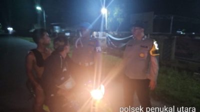 Situasi Kondusif, Polsek Penukal Utara Tingkatkan Patroli KRYD di Malam Hari