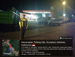 Satlantas Polres PALI Tingkatkan Patroli Malam Demi Keamanan Pengguna Jalan