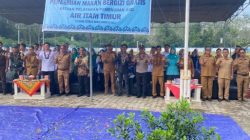 Pengamanan Ketat Polsek Penukal Warnai Launching Program MBG di Kabupaten PALI