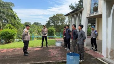 Jemaat Rayakan Kenaikan Isa Almasih, Polsek Talang Ubi Lakukan Pengamanan Ketat
