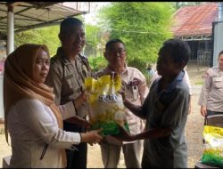 Polres PALI Rutin Salurkan Bantuan Sosial ke Desa dan Kelurahan