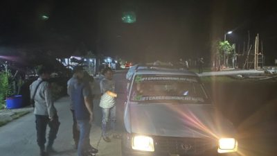 Aman dan Kondusif, Polsek Penukal Laksanakan KRYD Sabtu Malam
