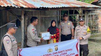Polsek Penukal Utara Perkuat Kedekatan dengan Warga Lewat Aksi Sosial Bhayangkara