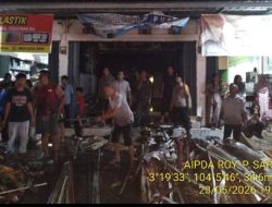 Ruko Penjual Plafon PVC di Tanah Abang PALI Terbakar, Kerugian Ditaksir Rp300 Juta