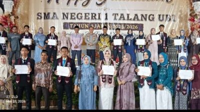 Hadiri Kelulusan SMA N 1 Talang Ubi, Polsek Tekankan Peran Generasi Muda Jaga Ketertiban