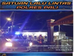 Ciptakan Rasa Aman, Personel Satlantas Polres PALI Gelar Patroli Subuh Rutin